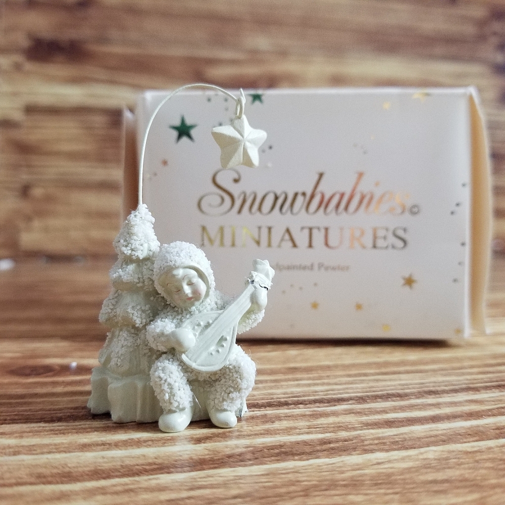 Vintage Dept 56 Snowbabies Starlight Serenade Figurine in Box 68856
